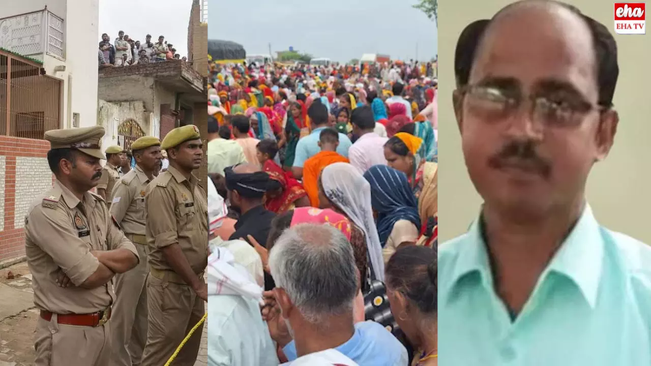 Hathras Stampede : హాథ్రాస్‌ తొక్కిసలాట.. పోలీసుల ఎదుట లొంగిపోయిన ఆర్గనైజర్‌