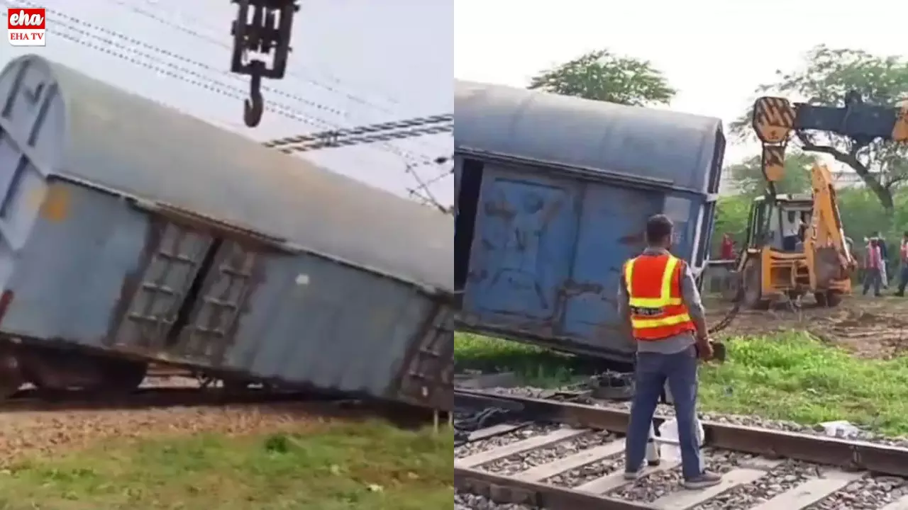 Good Train accidentపట్టాలు తప్పిన మరో గూడ్స్ రైలు..