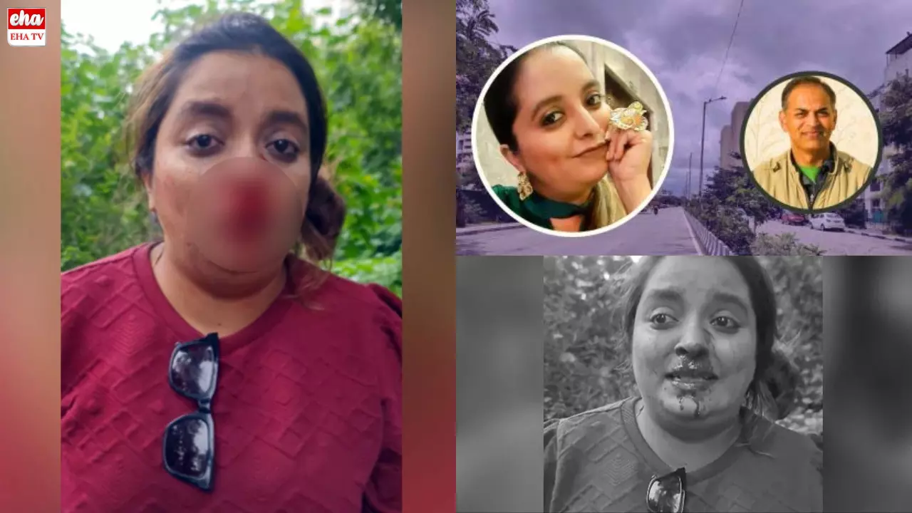 Pune Viral Video : కారుకు సైడివ్వలేదని మహిళ ముక్కు పగలగొట్టాడు