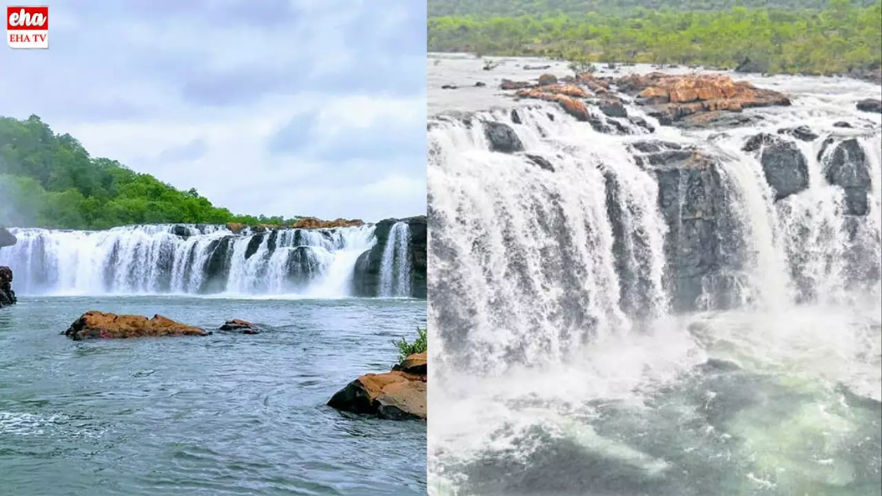 Water Falls:నయగారాలు పోతున్న బొగత జలపాతం!