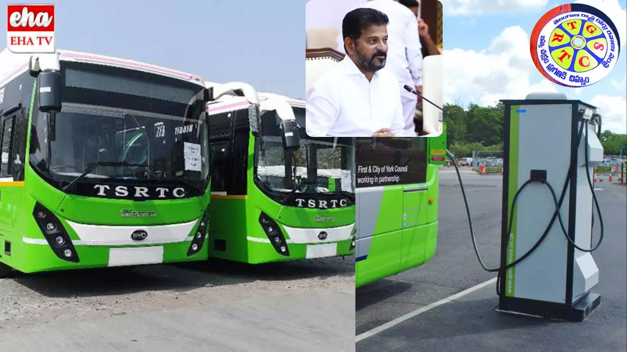 Telangana Electric Buses:తెలంగాణకు వెయ్యి ఎలక్ట్రిక్‌ బస్సులు.. 13 ఛార్జింగ్‌ స్టేషన్‌లు