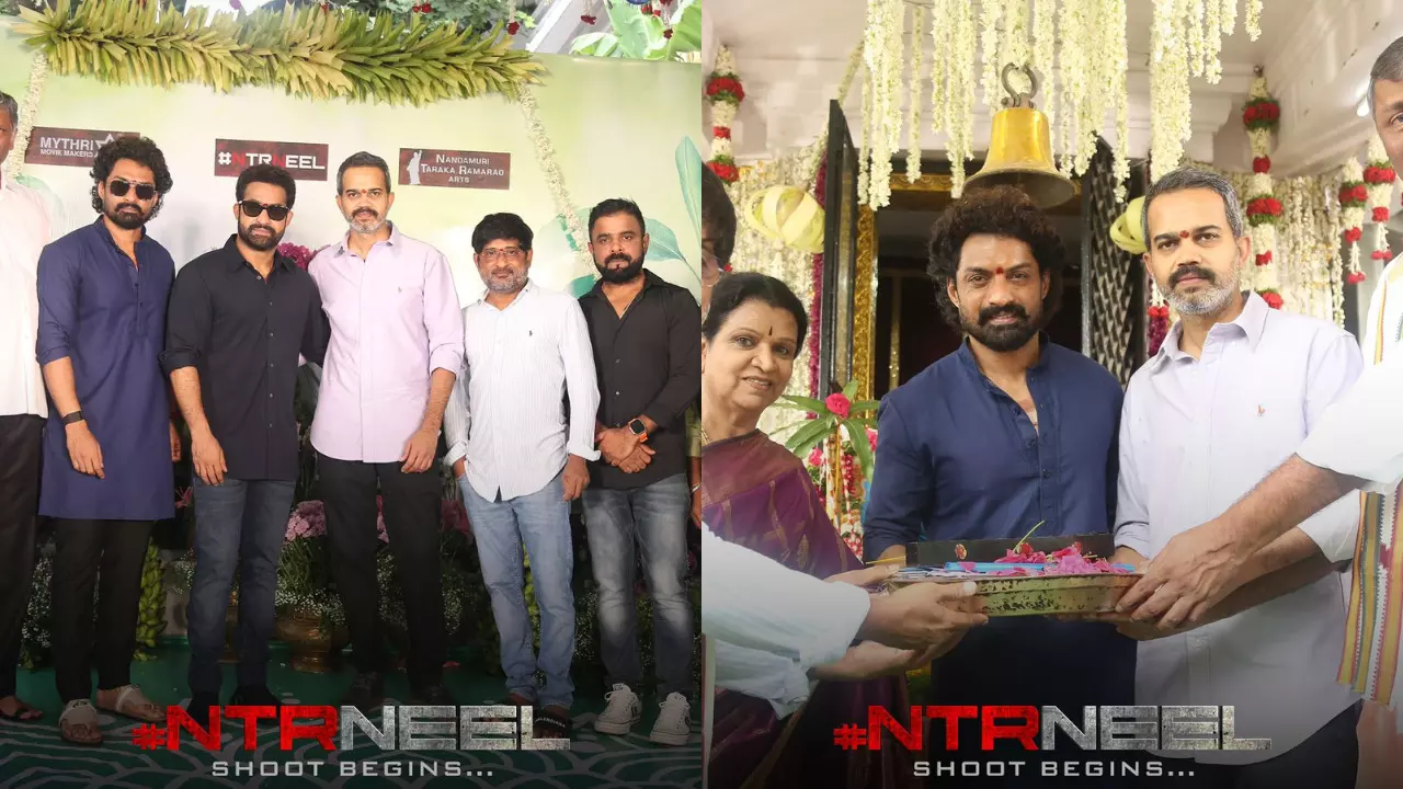 NTR 31 Movie : Pooja పూజా కార్యక్రమంతో ఎన్టీఆర్31 ప్రారంభం