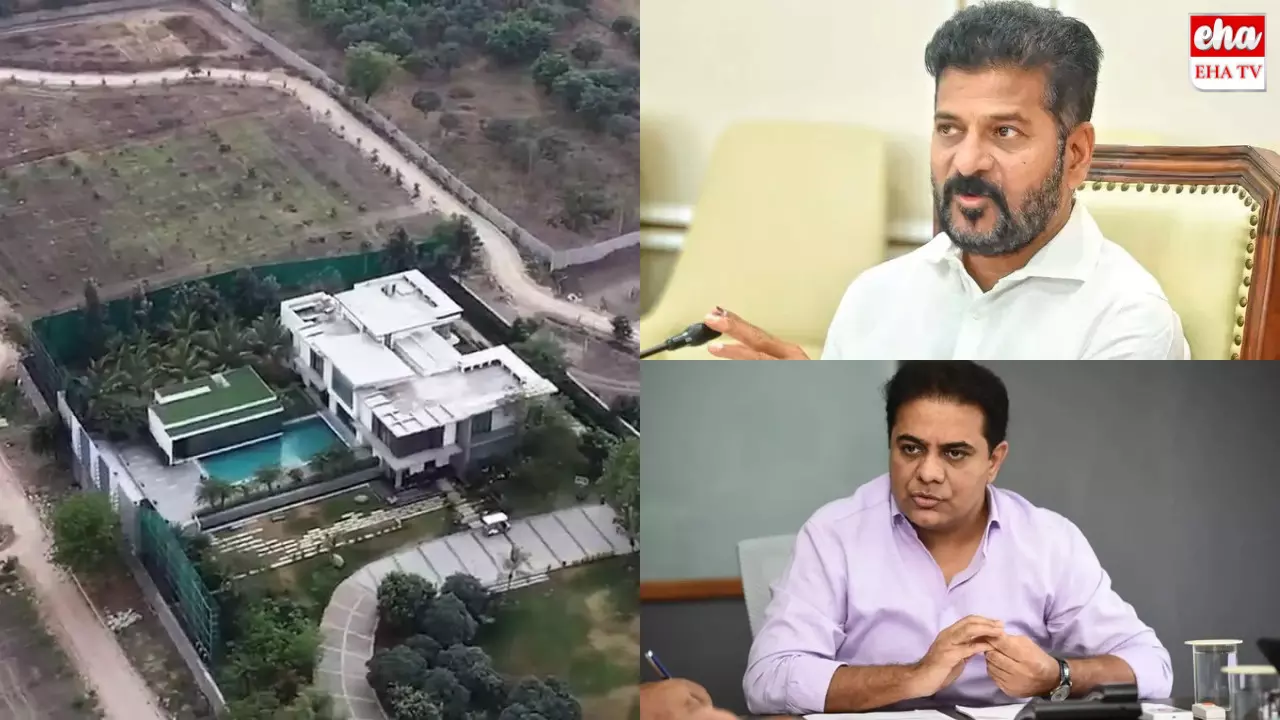 KTR Farm House : కేటీఆర్‌ ఫాంహౌజ్‌పైకి బుల్డోజర్