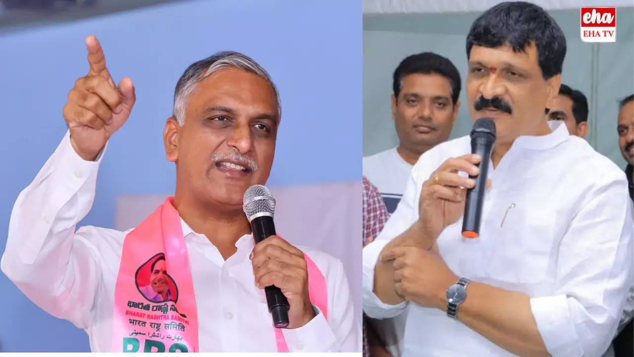 HarishRao vs Hanumantharao:సిద్దిపేటలో టెన్షన్‌.. హరీష్‌రావుపై పోటీకి సై అంటున్న మైనంపల్లి.. ఓడితే రాజకీయ సన్యాసం