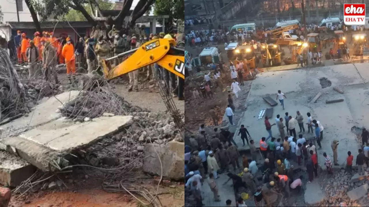 Roof Collapse Accident : ఒక్కసారిగా రూఫ్‌ కూలింది... వందలాది మందికి గాయాలు !