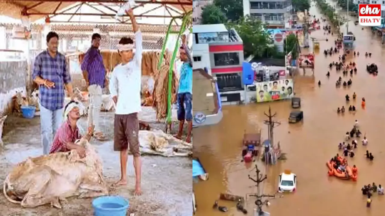 Vijayawada Flood : నలుగురిని కాపాడి.. వరదల్లో కొట్టుకుపోయి చనిపోయిన వ్యక్తి