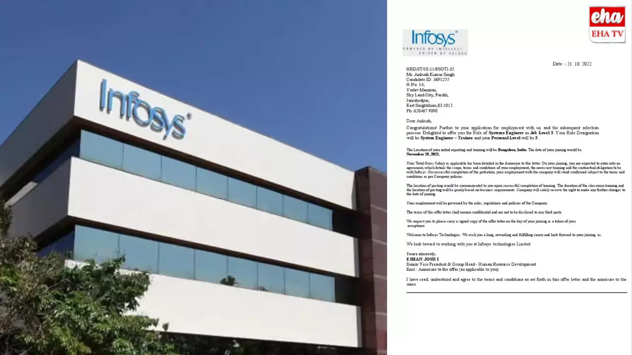 infosys:రిక్రూట్‌ తర్వాత రెండున్నరేళ్లకు ఆఫర్ లెటర్లు