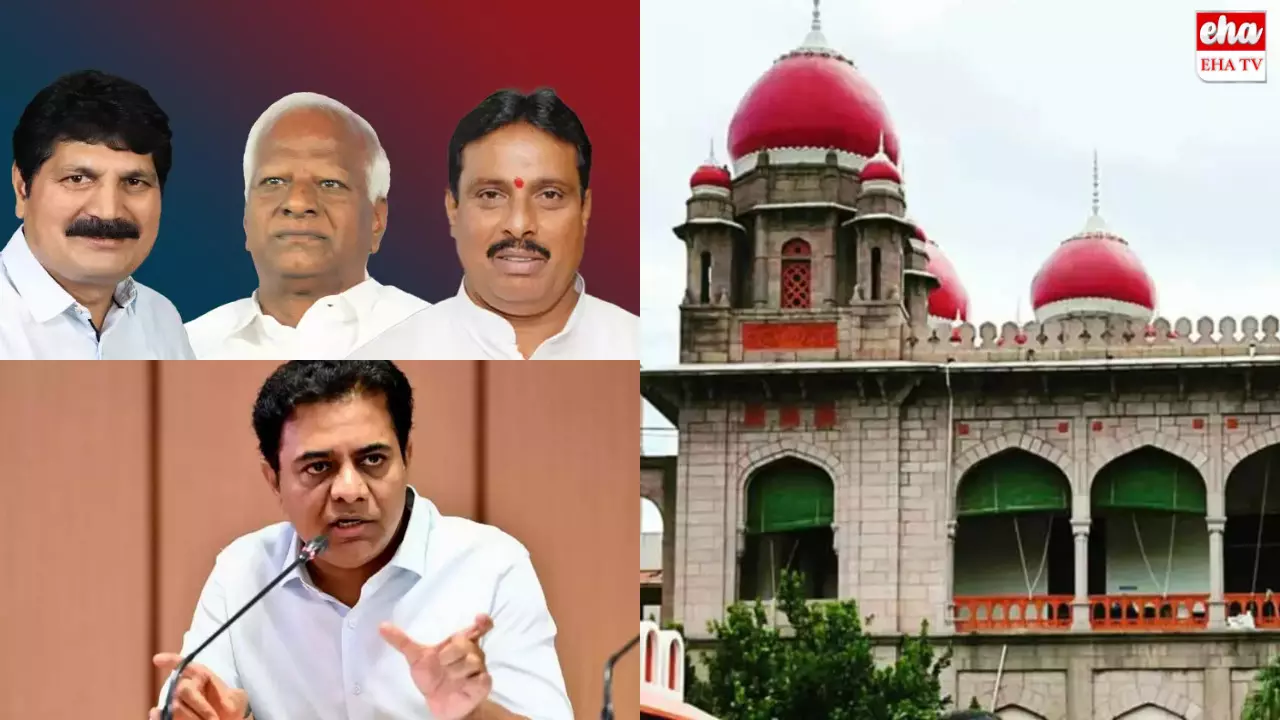 TS High Court : పార్టీ మారిన ఎమ్మెల్యేలకు హైకోర్టులో ఎదురుదెబ్బ