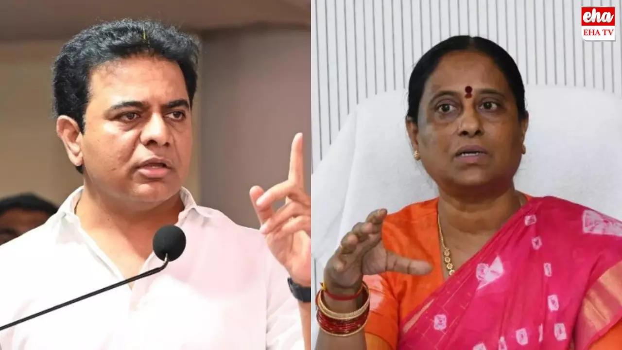 BRS KTR : కొండా సురేఖను వదిలిపెట్టేది లేదు