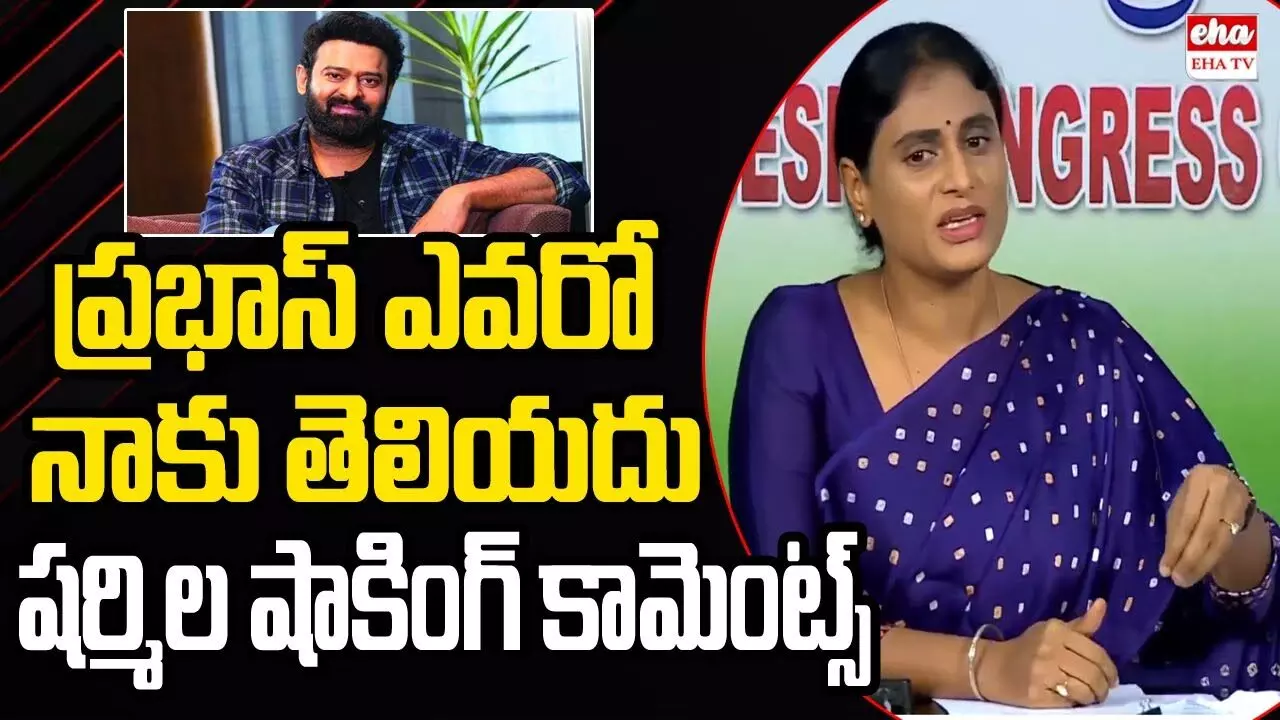 YS Sharmila About Prabhas : ప్రభాస్‌తో తన సంబంధం గురించి షర్మిల ఏమన్నదంటే..!