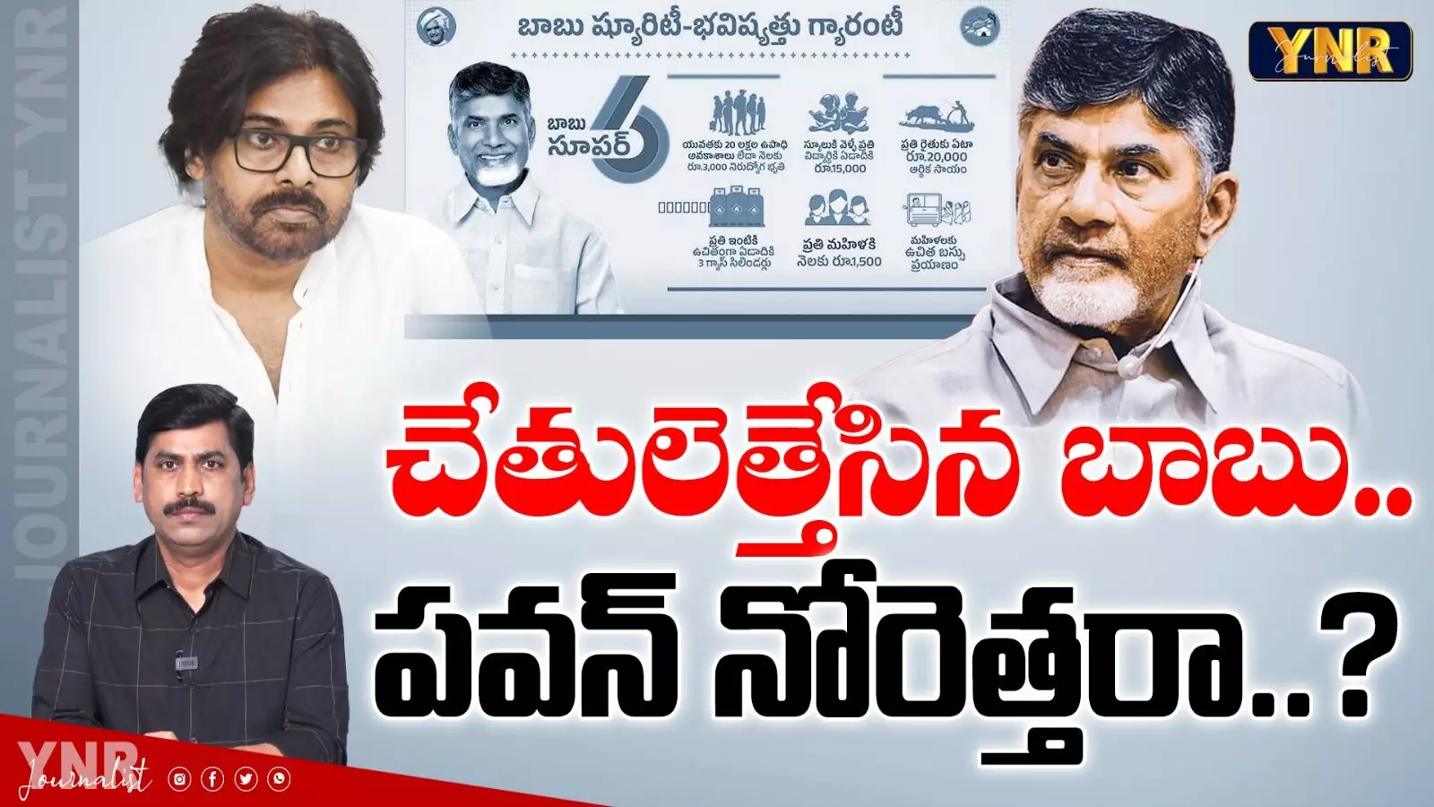 YNR :   చేతులెత్తేసిన చంద్రబాబు.. పవన్‌ నోరెత్తరా..?